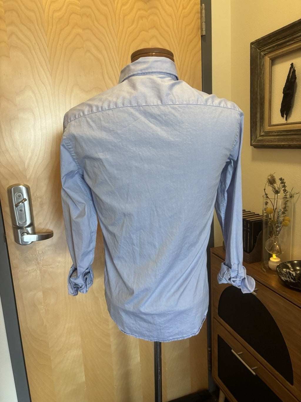 COACH Designer Oxford Button-Down Shirt Long Sleeve 100% Cotton Size S(org $225)