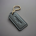 COACH New York Designer Hang Tag Horse & Carriage Bag Charm Fob Chain Gold/Black