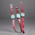 VINTAGE Disney Mickey Mouse Watch Lot (3) Ingersoll Mechanical Lorus Quartz Red