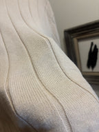SUN RIVER CO Vintage 1990 Sweater Pullover Beige/Tan Crew Neck 100% Cotton Men L
