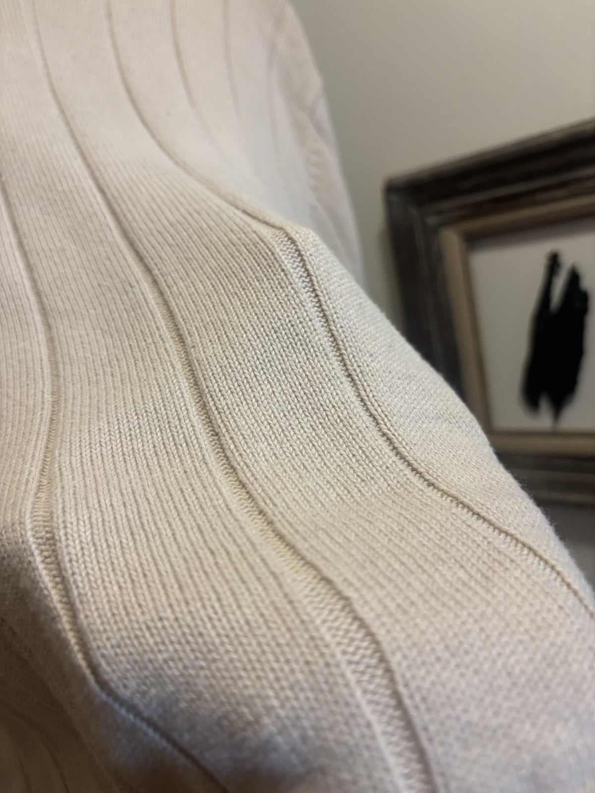 SUN RIVER CO Vintage 1990 Sweater Pullover Beige/Tan Crew Neck 100% Cotton Men L