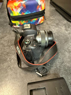 Canon EOS M50 Mirrorless Camera + 15–45mm Lens + Hard Case