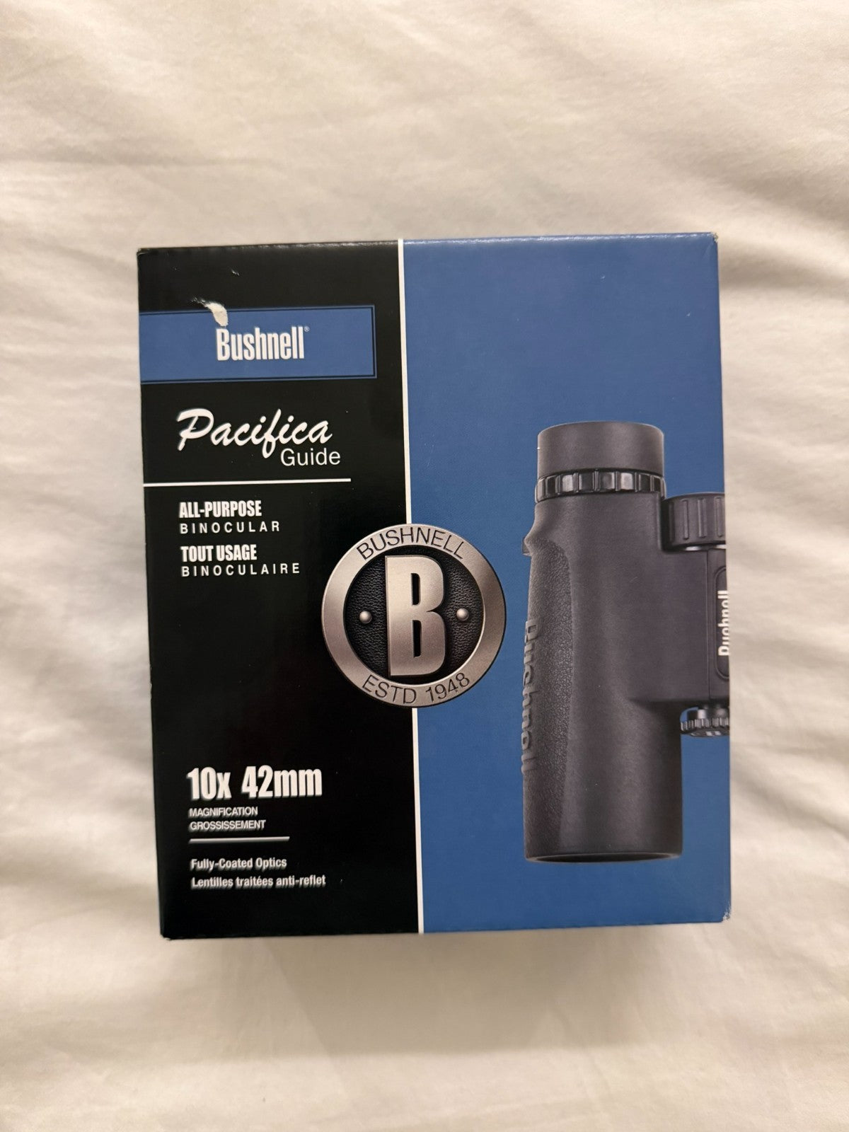 Bushnell Pacifica 10x42 Binoculars Waterproof Roof Prism Black Model 214201