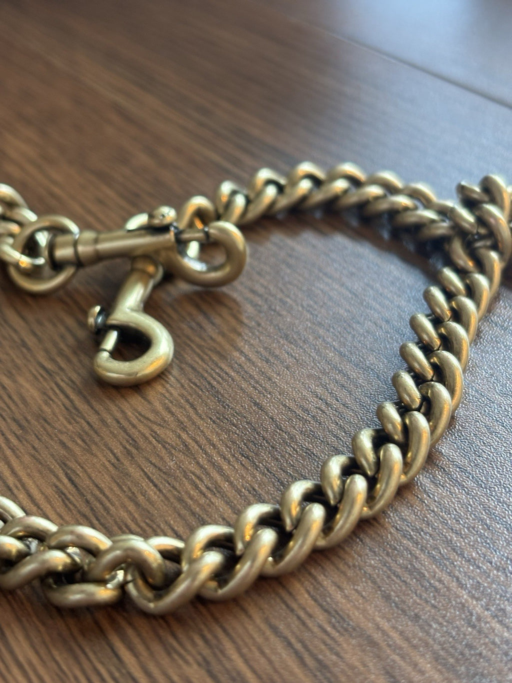 COACH Designer Chain Shoulder Bag Strap Gold/Antique Brass Metal Clip (org $95)