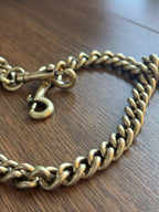 COACH Designer Chain Shoulder Bag Strap Gold/Antique Brass Metal Clip (org $95)