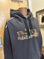 Coach Oversized Horse & Carriage Hoodie Sweatshirt Black Medium M (ORG $295)
