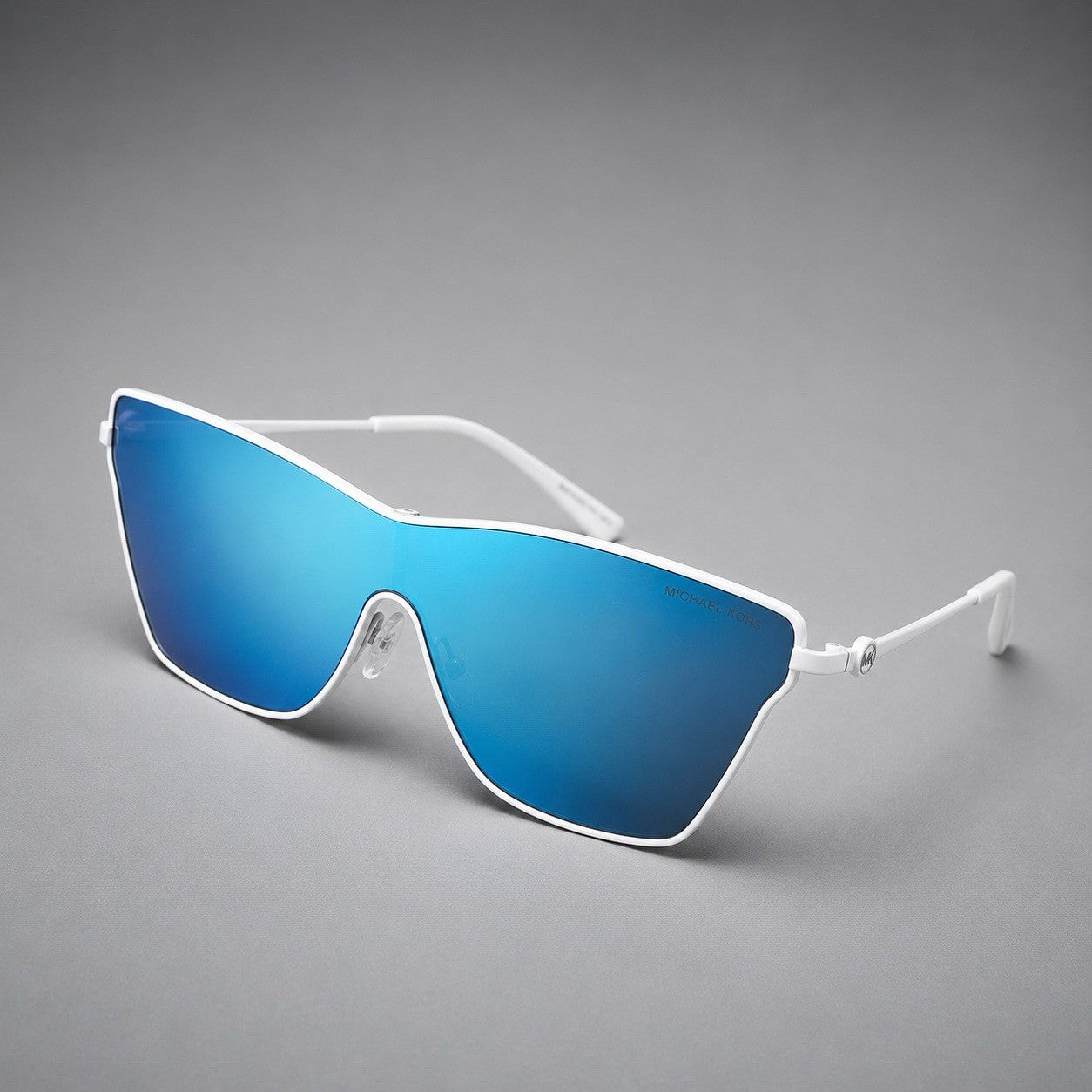 MICHAEL KORS Butterfly Shield Larissa Sunglasses MK1063 Blue/White (org $225)