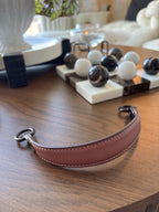 COACH Designer Top Handle Replacement Dark Rose Pink Leather Gunmetal Hardware