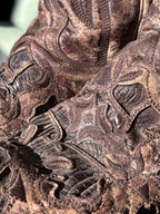 CORRAL® Mens Brown Exotic Alligator Inlay & Embroidered Western Boots (org $360)