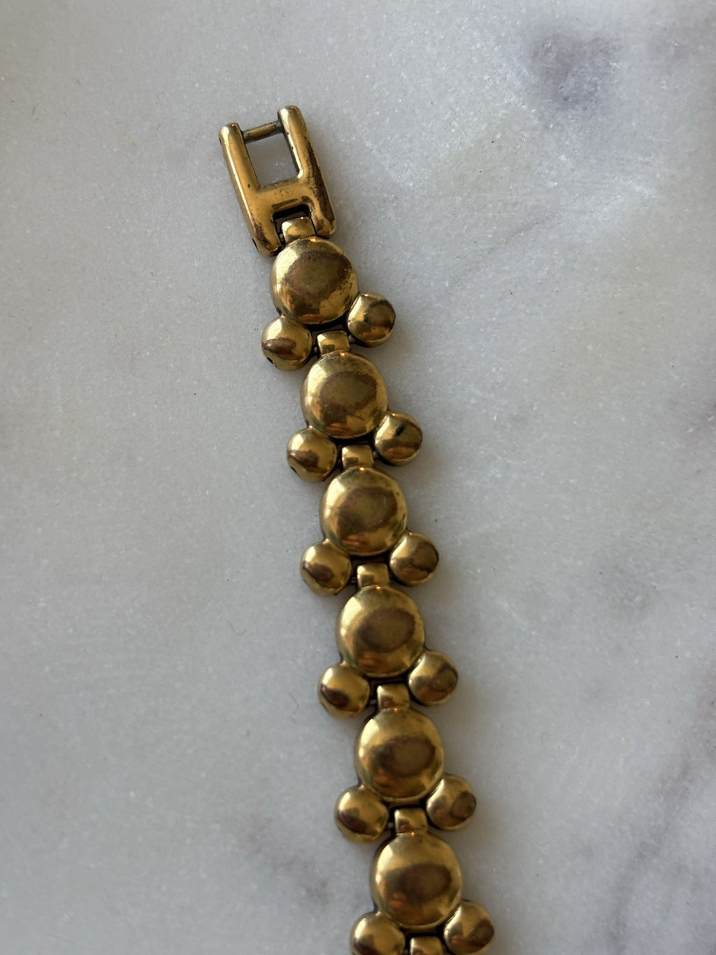 DISNEY Mickey Mouse Vintage 1996 LORUS Watch Gold Character Bracelet Wristwatch