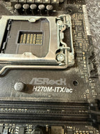 ASRock H270M ITX Mini ITX Motherboard LGA 1151 Intel 6th 7th Gen WiFi Bluetooth