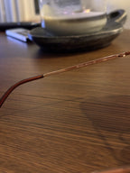 RAY-BAN Sunglasses Rose Gold Frame Pink Mirror Lens RB3025 Made Italy (org $220)
