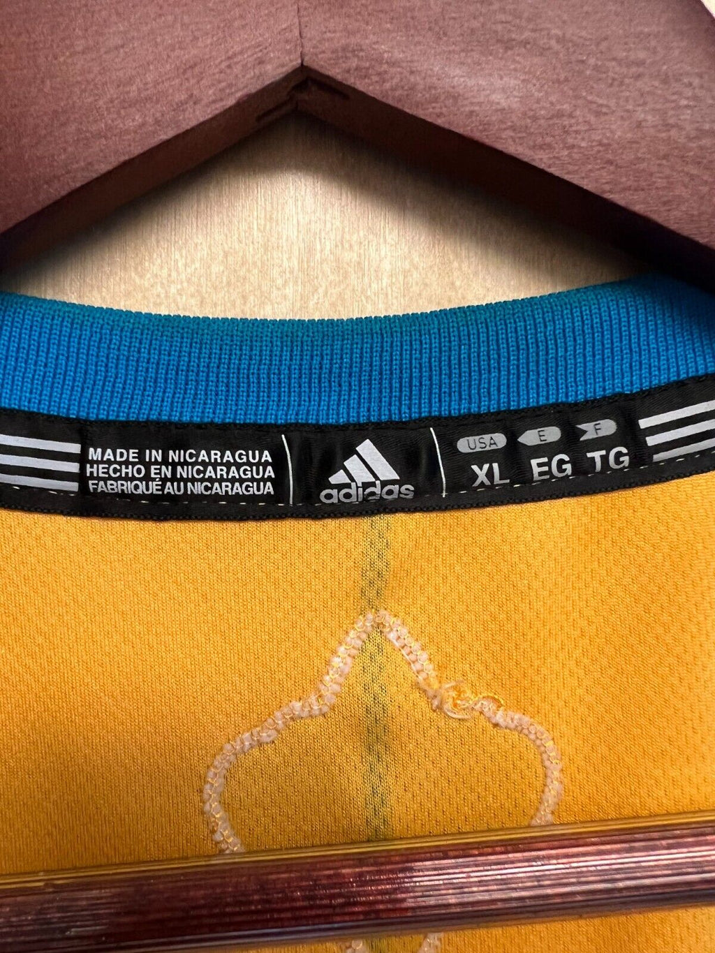 Chris Paul Hornets Sewed Jersey Men's Extra Large Yellow Adidas 3 Vintage OEM