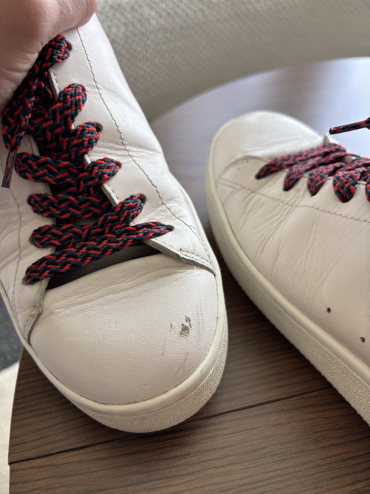 Mens COACH Brand C101 Leather Sneakers 11 Shoes Customers Brand Laces (org $330)