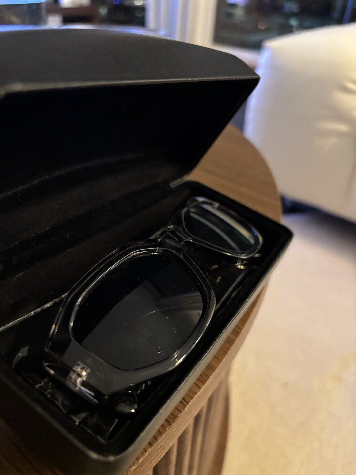 VERSACE Designer Transparent Sunglasses Grey Square Mirror VE 4361 (org $380)
