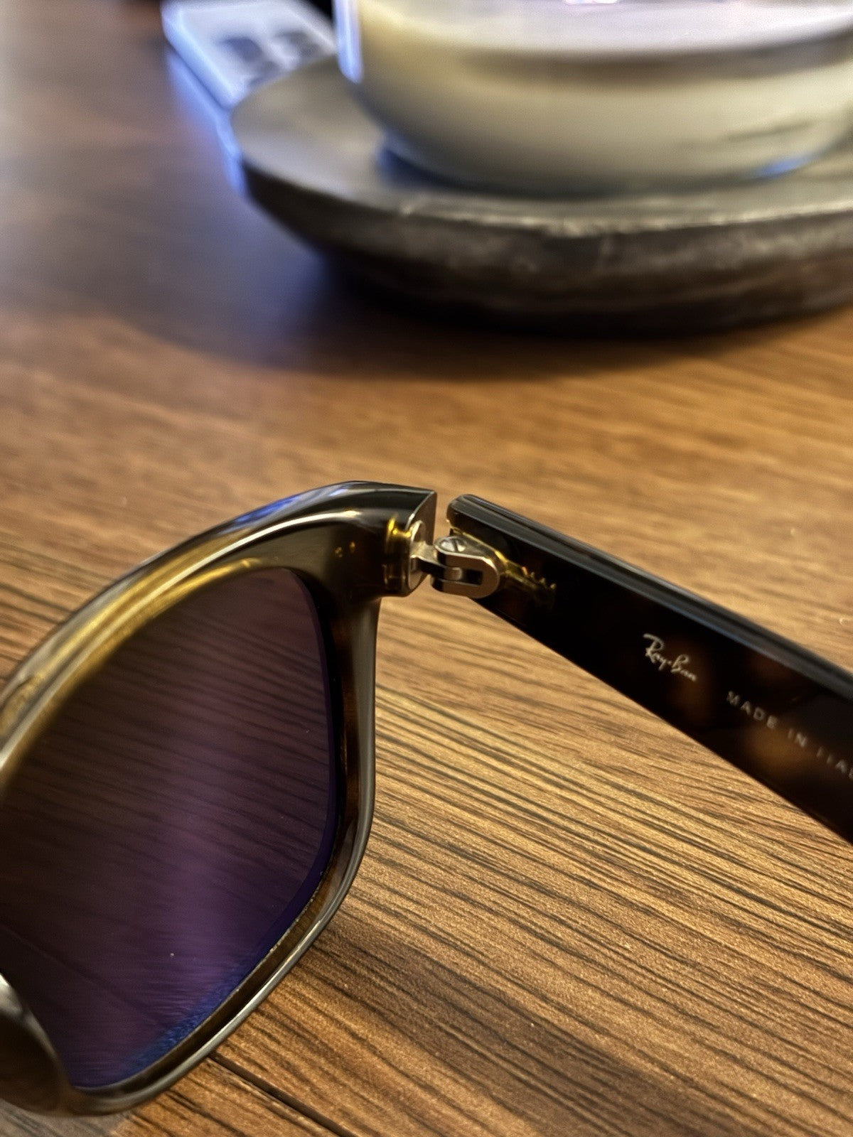 RAY-BAN Sunglasses RB2132 “New Wayfarer” Light Brown Gradient Lens (org $250)