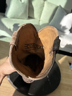 CORRAL® Mens Brown Exotic Alligator Inlay & Embroidered Western Boots (org $360)
