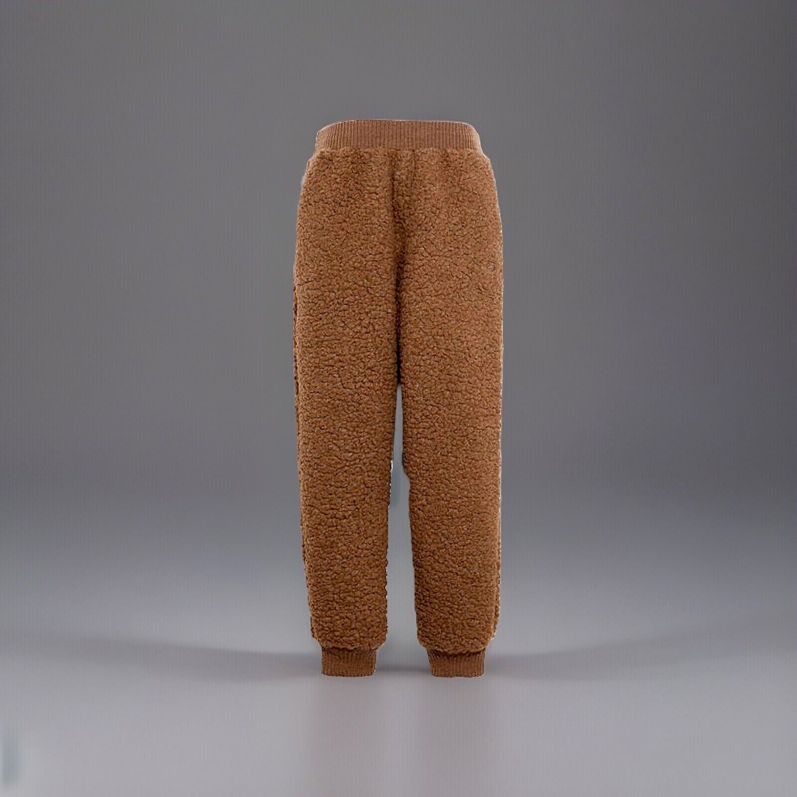 Rare COACH Real Shearling Sherpa Joggers/ Sweat Pants Honey Brown Size M ($450)