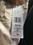 REASON Brand Beige Distress Pocket Denim Straight Fit Jean Men Size 30 (org $60)