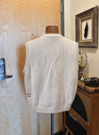 COACH 1941 Runway x Tom Wesselmann Knit Flower Graphic Sweater Vest (org $550)