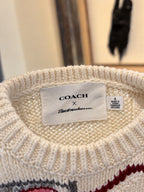 COACH 1941 Runway x Tom Wesselmann Knit Flower Graphic Sweater Vest (org $550)