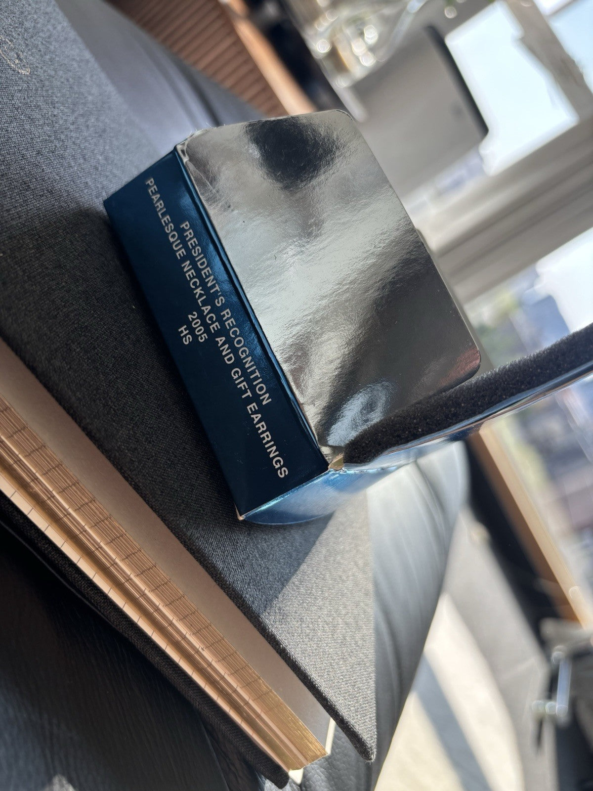 Elevated Vintage AVON Faux Pearl Choker & Clip Earring Set 2005 New Box 16.5in