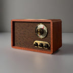 VICTROLA Retro Wood Bluetooth Wireless Speaker Radio Vintage Design (org $110)