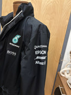 HUGO BOSS Mercedes Amg Petronas Formula One Team Windbreaker Coat Zip Jacket XL