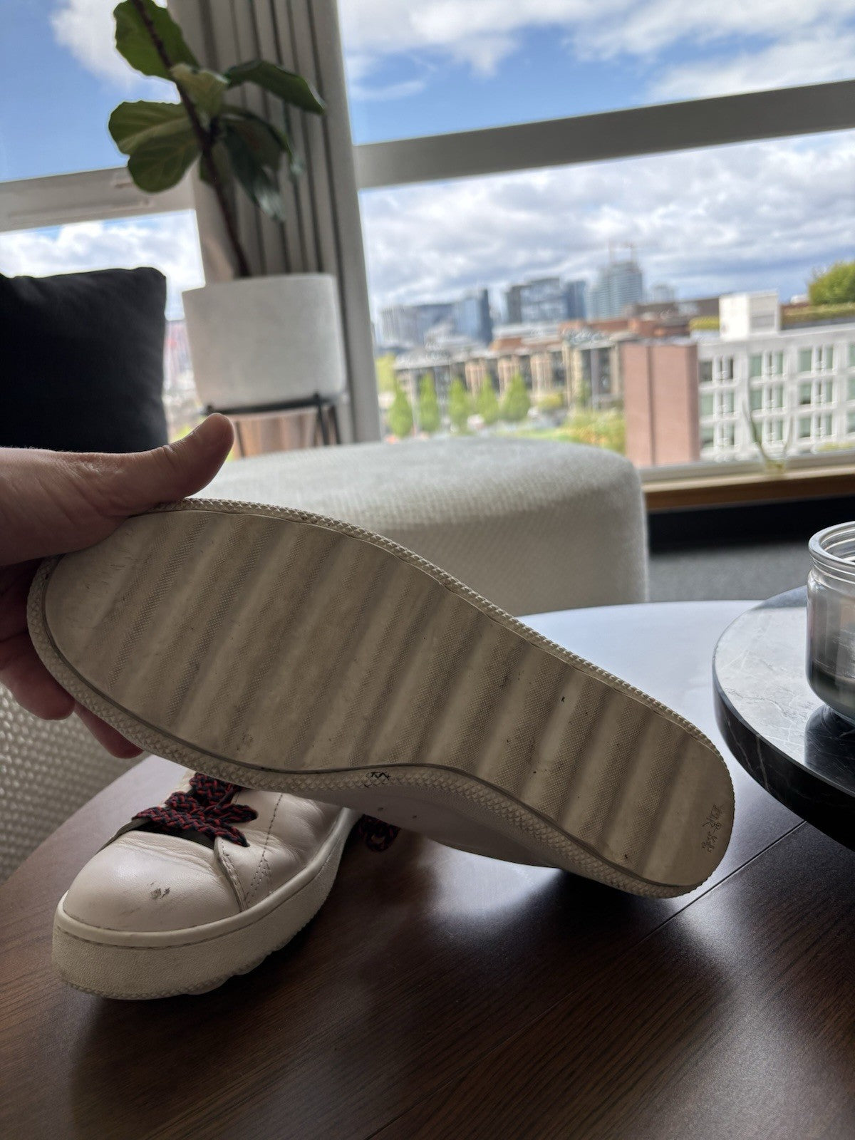 Mens COACH Brand C101 Leather Sneakers 11 Shoes Customers Brand Laces (org $330)