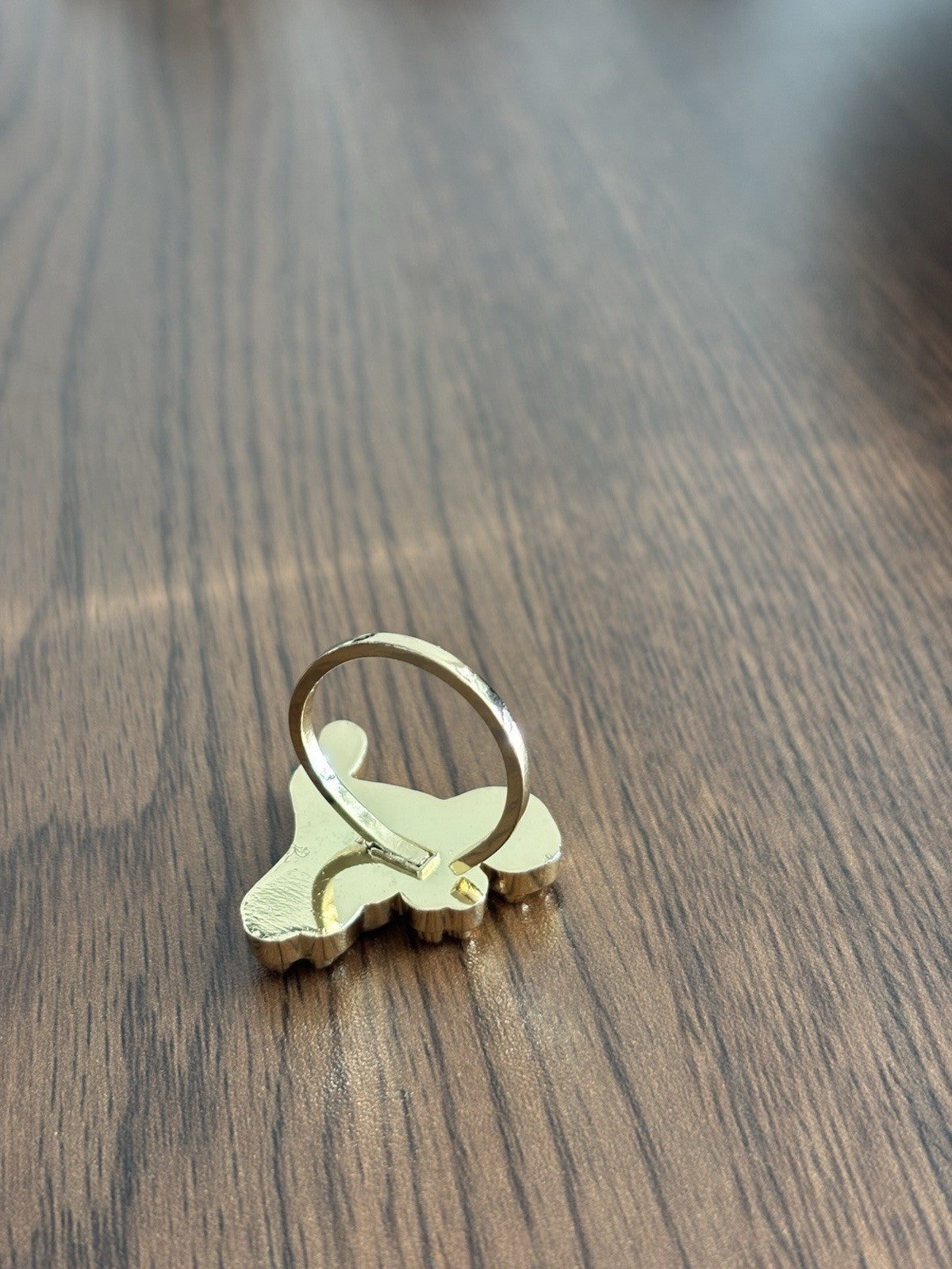 Rare Designer COACH X SEPHORA Collaboration Adjustable Pink Gold Rexy Dino Ring