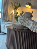 COACH Designer Tucker Leather Signature Boot Chalk White Men Size 10 (org $395)