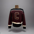 COACH Retro-Inspired Cheerleader Top Wool Knit Varsity Stripes Letterman ($450)