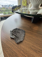 ANTIQUE Victorian Edwardian Chainmail Coin Purse Kiss-lock Pouch Silver Tone Bag