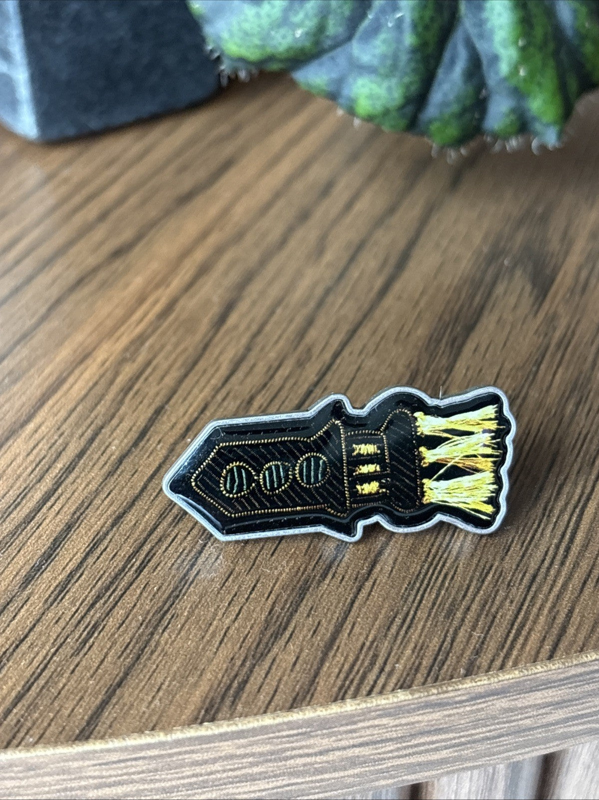 COACH Designer Rocket Ship Space Enamel Pin Bag Charm Emoji Stitching Graphic
