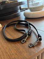 COACH Replacement Leather Bag Strap Black  Gunmetal Hardware Add On (org $95)