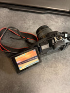 Canon EOS M50 Mirrorless Camera + 15–45mm Lens + Hard Case