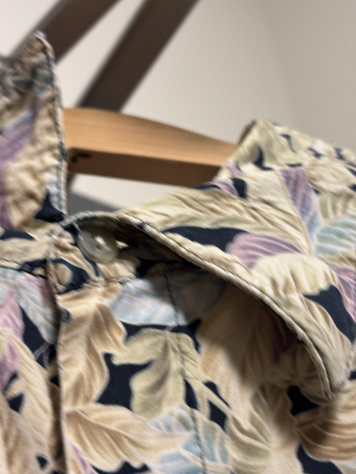 1976 Vintage Pierre Cardin Tropical Hawaiian Leaf Shirt Button Up Men’s Size 2X