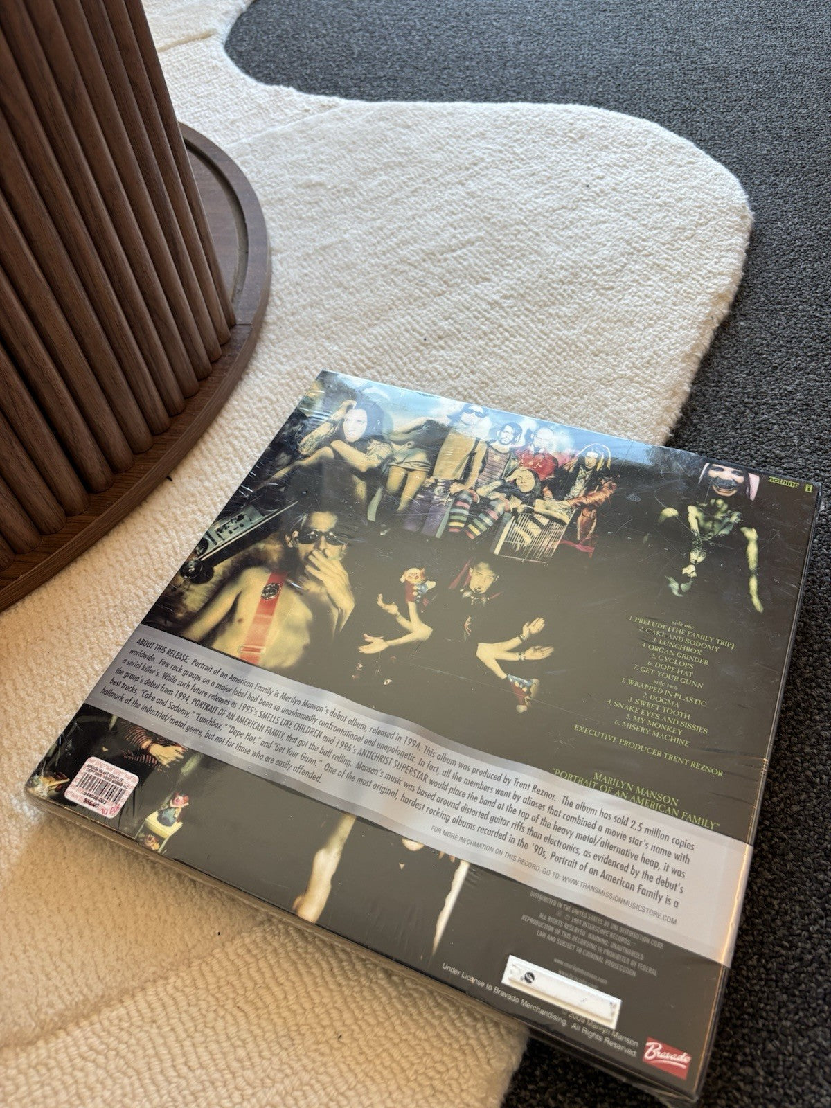 MARILYN MANSON PORTRAIT OF AN AMERICAN FAMILY  2009 VINYL BOX SET  W/ Lg T-SHIRT