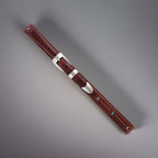 Genuine Turquoise BRIGHTON Cody Taper Brown Leather Belt Size 30/32 Silver Plate