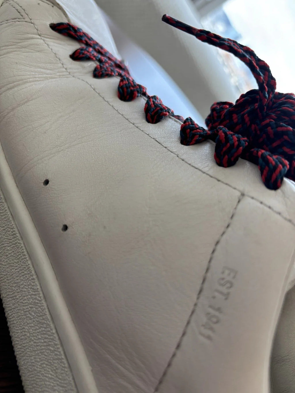 COACH Brand C101 Leather Sneakers Shoes Customers Brand Laces Men 11 (org $330)