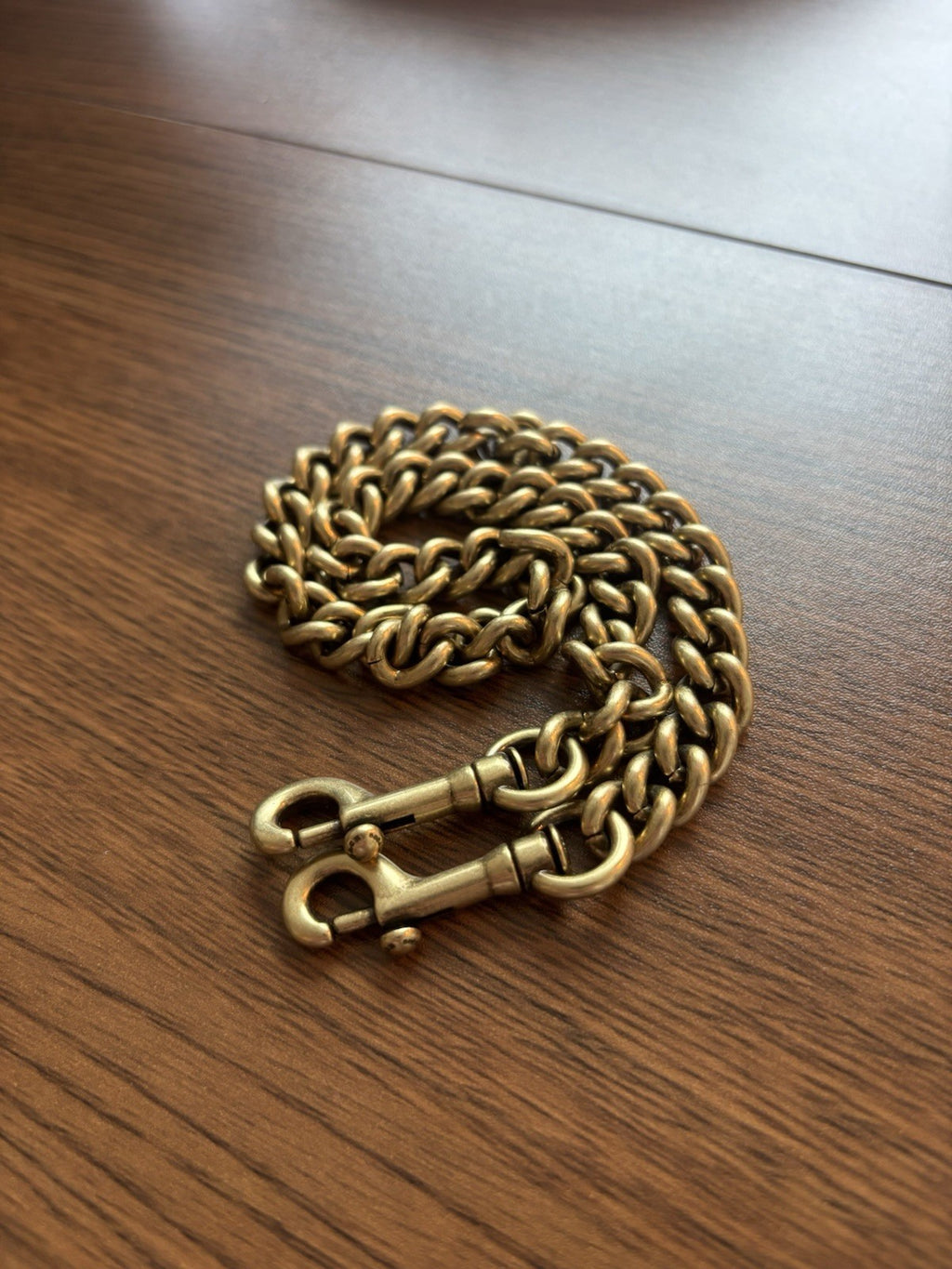 COACH Designer Chain Shoulder Bag Strap Gold/Antique Brass Metal Clip (org $95)