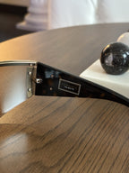 VERSACE Tribute Shield Black VE2197 Unisex Visor Wrap Mask Sunglasses (org $340)