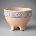 1983 VINTAGE “Treasure Craft” USA Southwest Ceramic Terracotta Salsa Dip Bowl