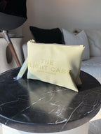 MARC JACOBS “THE FLIGHT CASE” Pebbled Leather Wristlet Case Pale/Mint Green NWOT