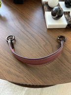 COACH Designer Top Handle Replacement Dark Rose Pink Leather Gunmetal Hardware