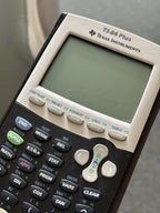 TEXAS INSTRUMENTS TI-84 Plus Graphing Calculator Black Tested SAT ACT 4 Batterys