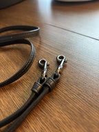 COACH Replacement Leather Bag Strap Black  Gunmetal Hardware Add On (org $95)