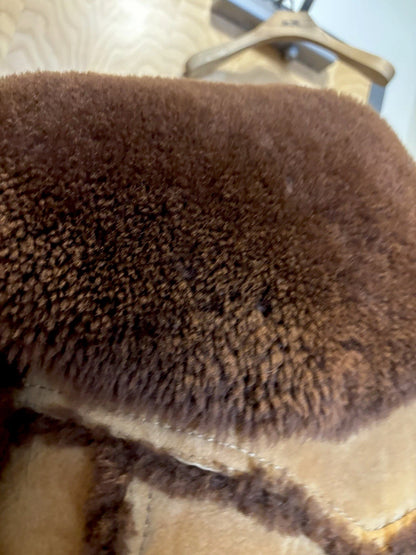 Rare COACH Runway Limited Edition Shearling FurCoat Lamb Leather Size 48 ($2.6K)