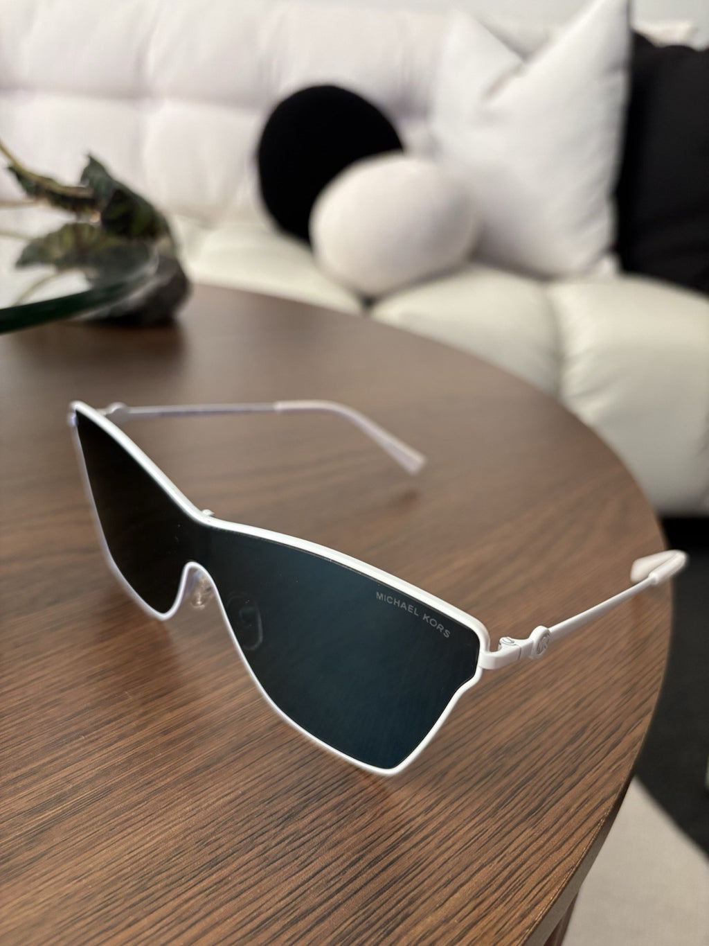 MICHAEL KORS Butterfly Shield Larissa Sunglasses MK1063 Blue/White (org $225)