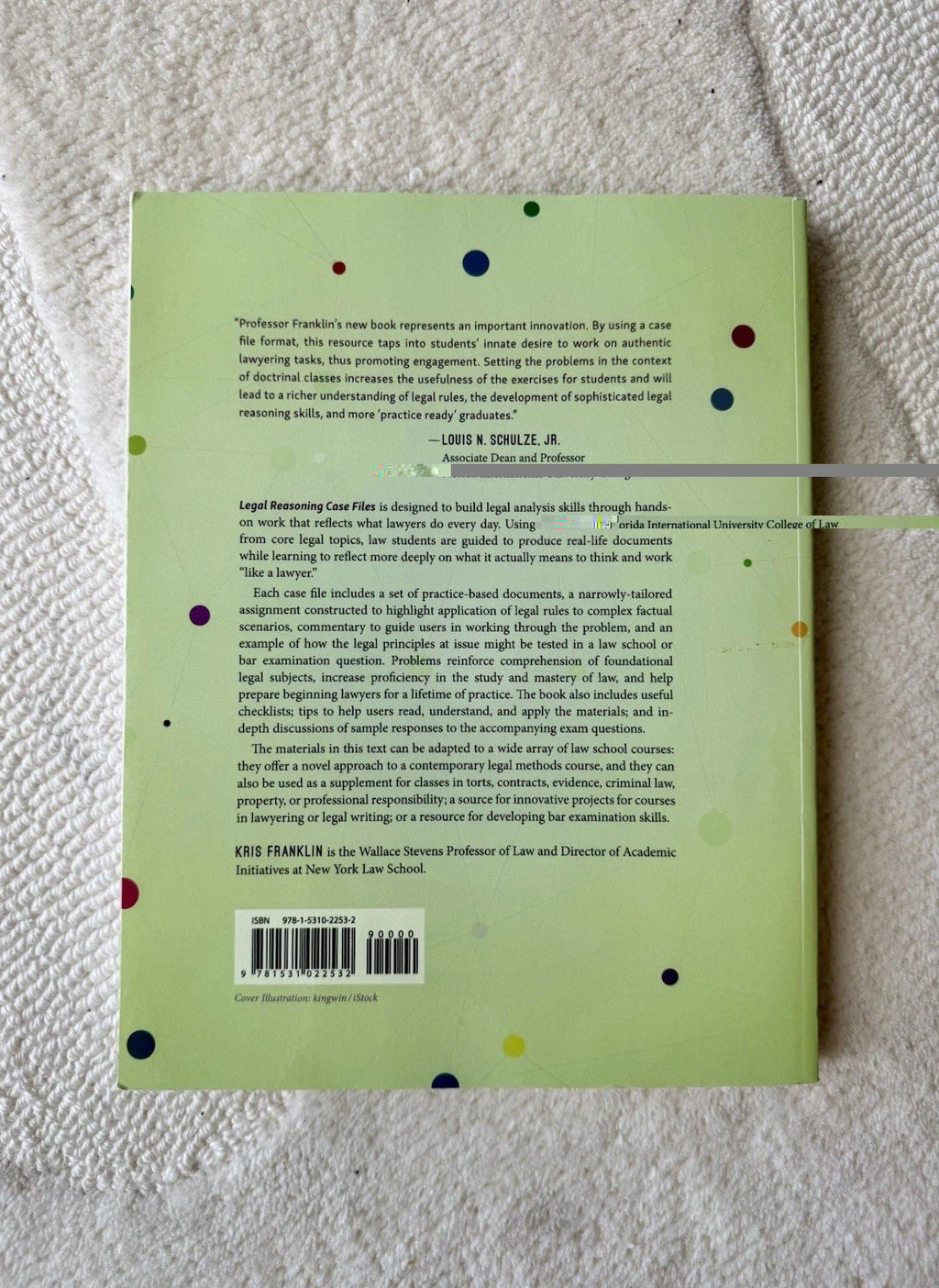 Legal Reasoning Case Files Franklin Kris (2nd Second  Edition) 2023 Good USA